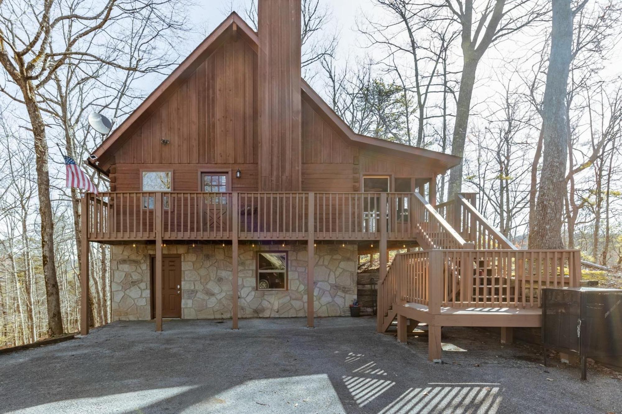 פיג'ן פורג' Dudley II By Avantstay Comfortable Cabin W Hot Tub Views מראה חיצוני תמונה